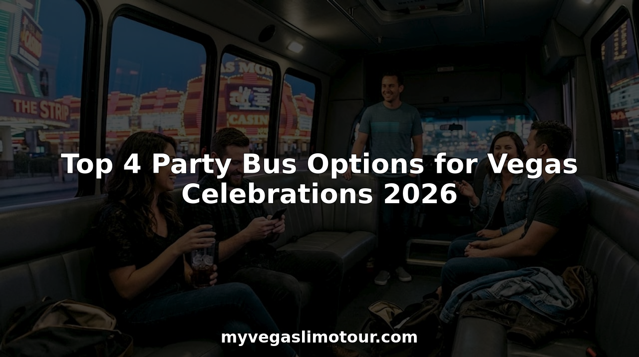 Top 4 Party Bus Options for Vegas Celebrations 2026