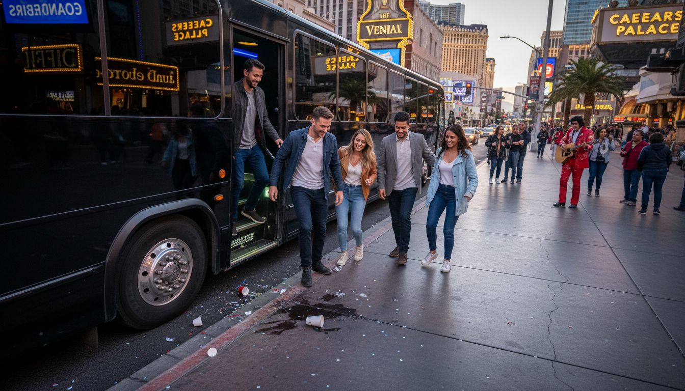Vegas Party Bus Tour: Luxury Celebration Unlocked