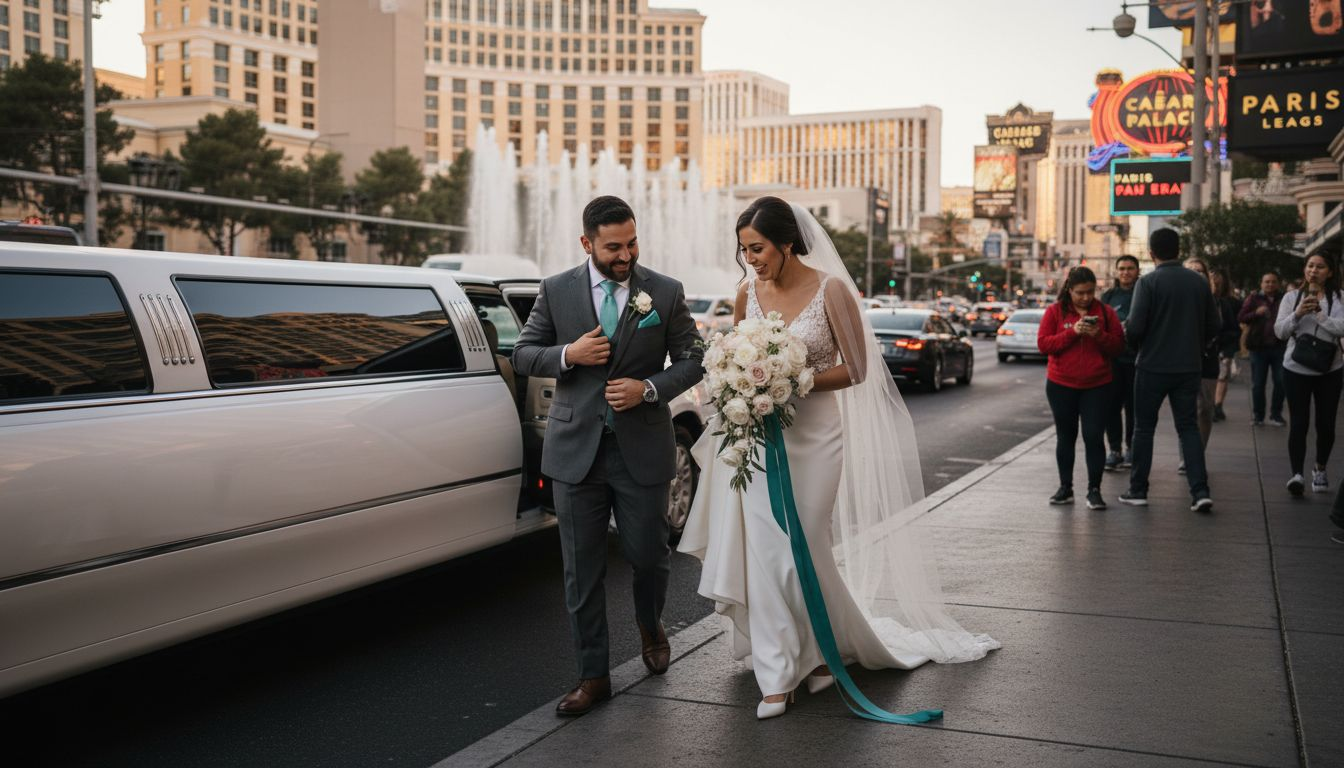 Wedding limo tour options for a luxe Vegas celebration