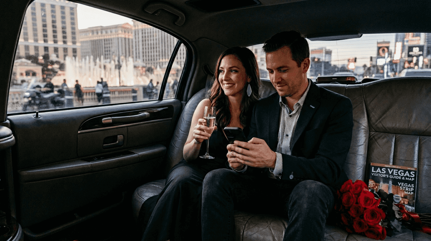Purpose of limo tours for couples: Vegas luxury moments