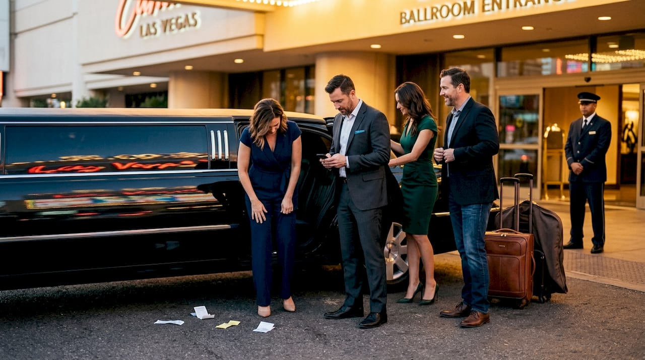 Role of limos in Vegas events for upscale celebrations