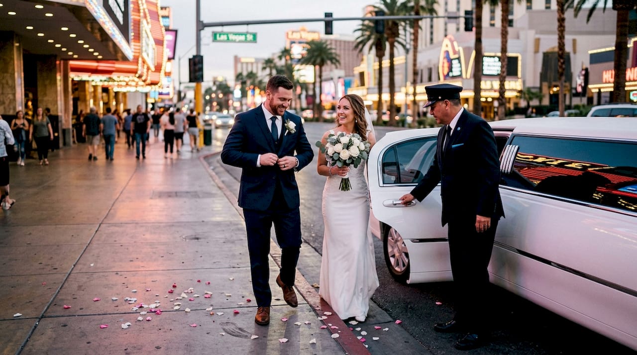 Wedding limo experiences: your guide to a luxe Vegas celebration